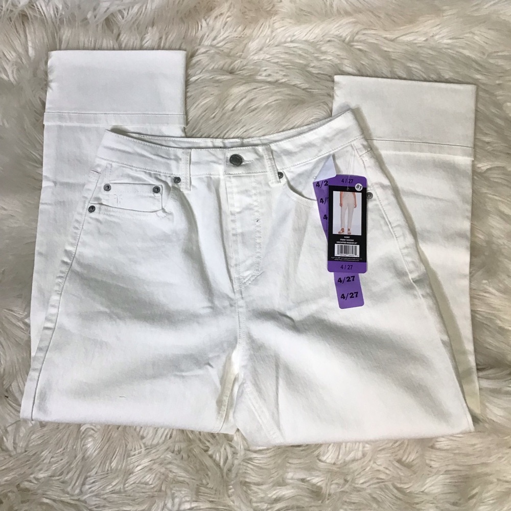 NWT Frye cuffed white Women's Jeans